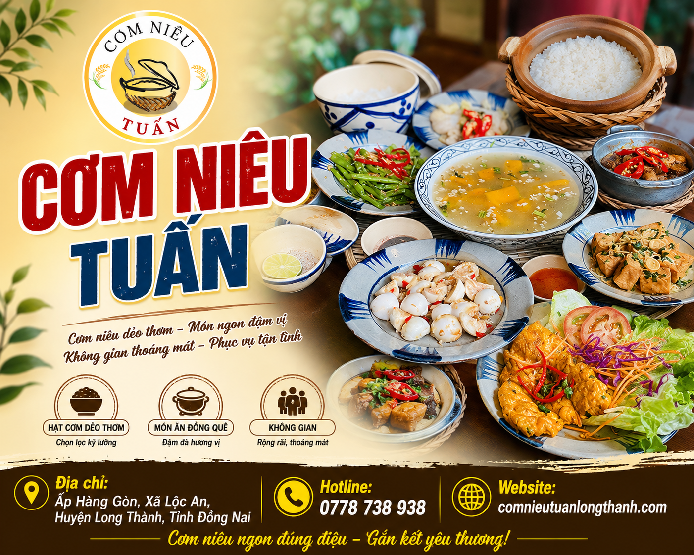 cơm niêu ngon giá bình dân tại Đồng Nai