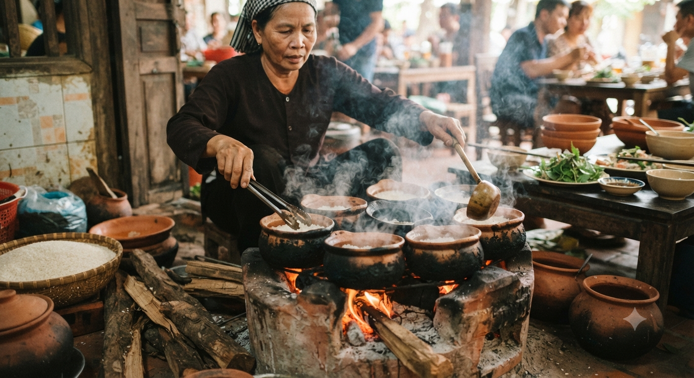 Bản chất và quá trình hình thành hương vị của cơm niêu truyền thống