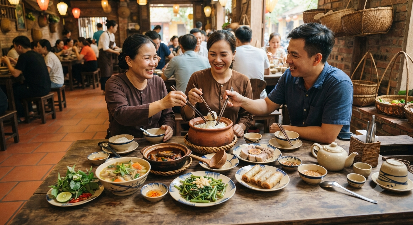 Khám phá thực đơn món Việt truyền thống phong phú